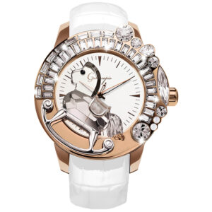 再値下げ！Galtiscopio  ガルティスコピオ　クマの時計　箱付き 腕時計(アナログ) 100％安い