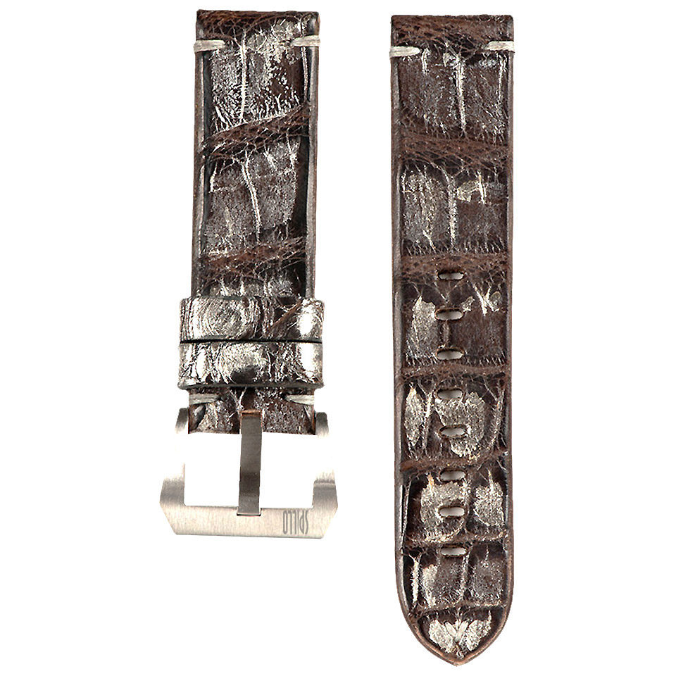 Spillo-Strap01-Alligator-Brown Spillo-Strap01-Alligator-Brown