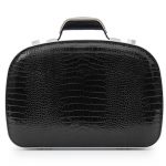 BLAUDESIGN Briefcase Crocodile Black