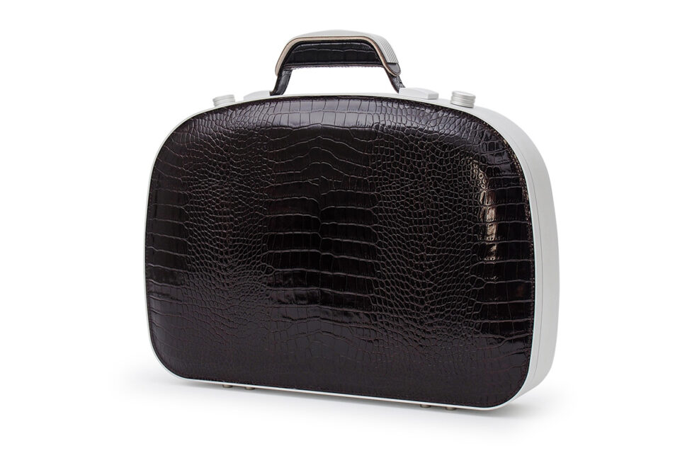 BLAUDESIGN ブリーフケース クロコダイルブラウン