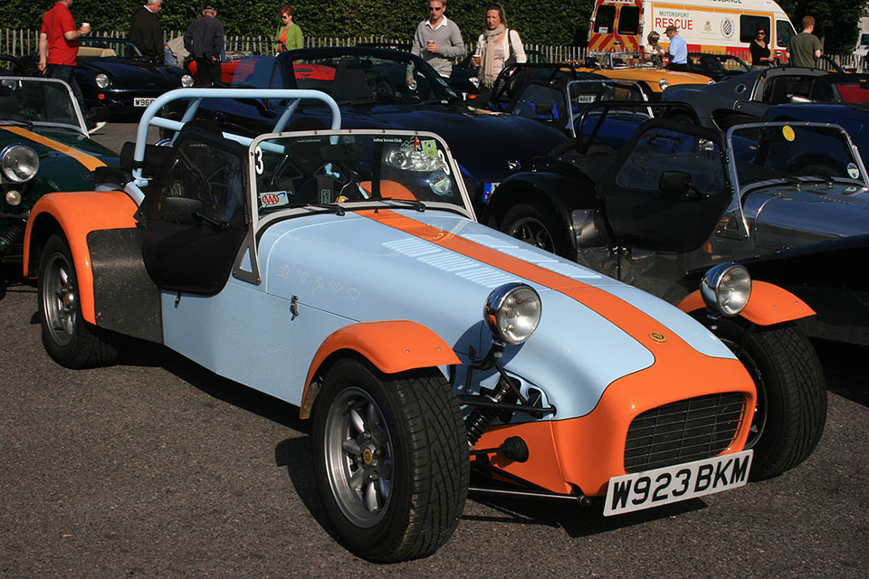 Caterham Seven Gulf colour