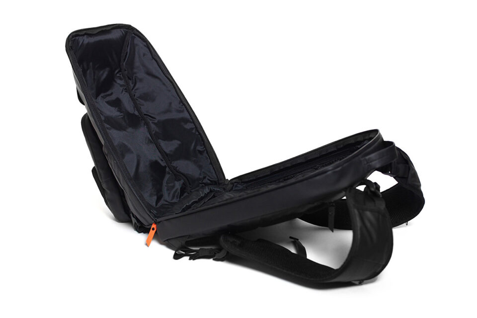 BLAUDESIGN City Tourist 3WAYバックパック ブラック/オレンジ - 画像 (6)