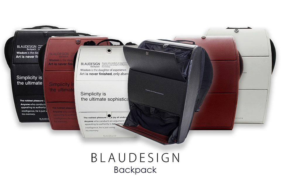 BLAUDESIGN Backpack ハードシェルリュック | ガジェットジャパン
