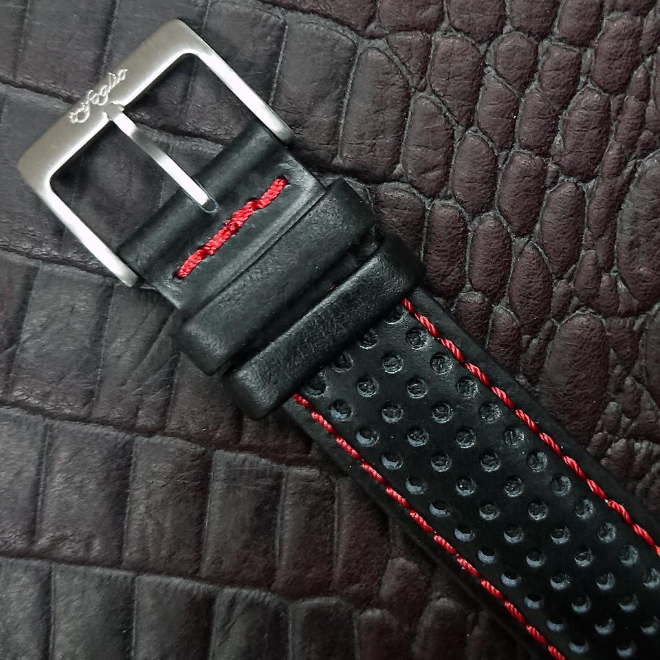 ヴェローチェ レザーストラップ 黒