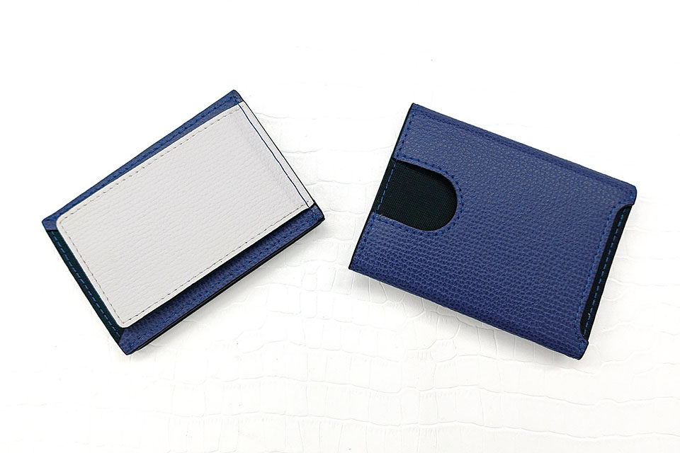 BLAUDESIGN Wallet Two in One ブルー/ホワイト - 画像 (4)