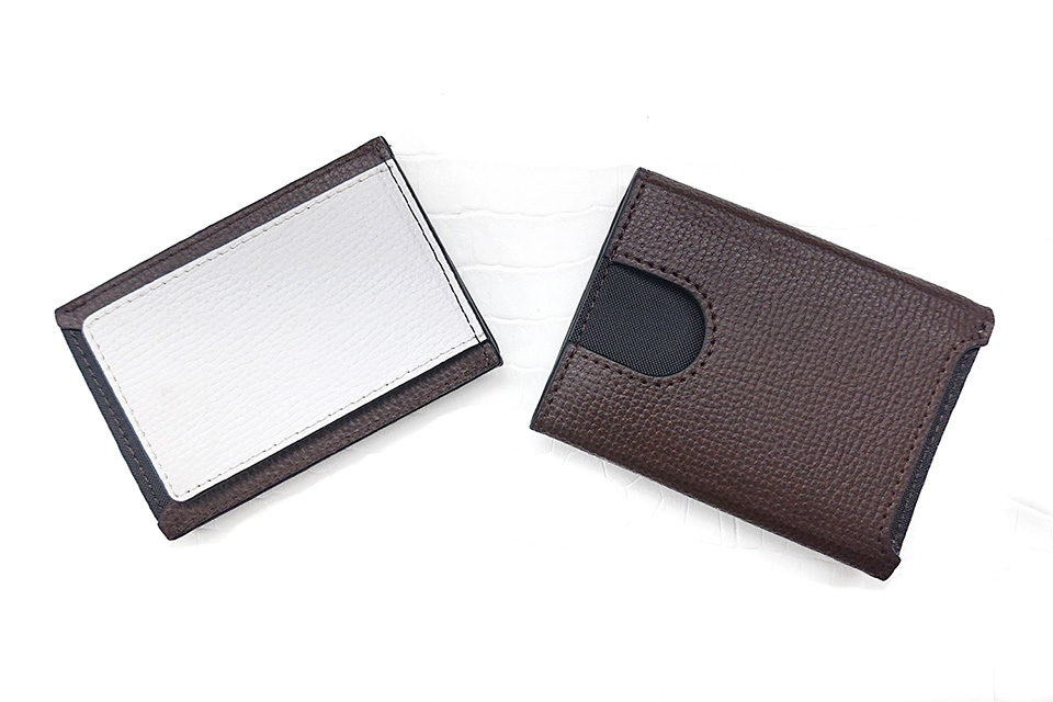 Wallet Two in One BROWN & WHITE 裏