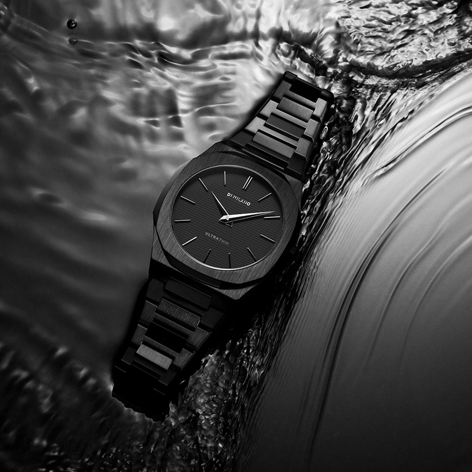 D1 Milano Watch Ultra Thin DLC UTBJ31