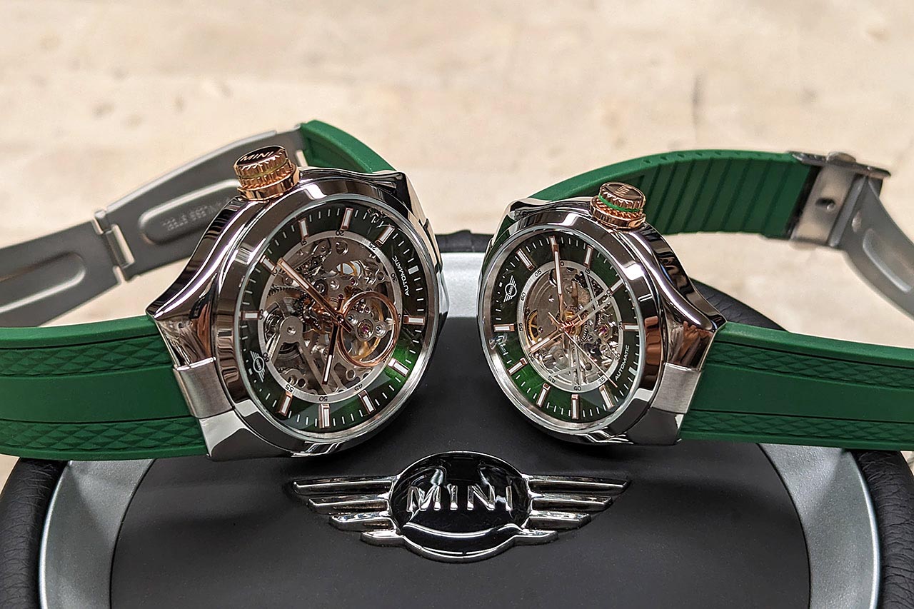 mini-pair-green01 MINI メンズとレディースのペアウォッチ