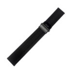 MINI シリコンラバーストラップ ブラック 21mm