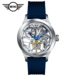 MINI ツインバレル スケルトントゥールビヨン シルバー/ブルー 162106