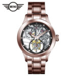 MINI ツインバレル スケルトントゥールビヨン ローズゴールド SSブレスレット 162107