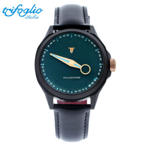 Trifoglio Italia PHILOSOPHER PH111BKGR ブラック/グリーン 単針腕時計