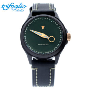 Trifoglio Italia PHILOSOPHER PH612BKGR グリーン/ブラック 単針腕時計