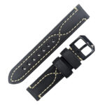 トリフォグリオイタリア ハンドステッチレザーストラップ 612BK ブラック