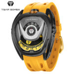 TSARBOMBA TB8213A-05 イエロー/ブラック サーボンバ 腕時計