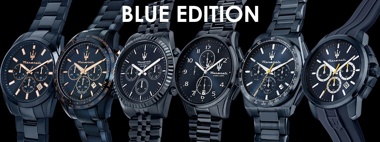 Maserati Watches BLUE EDITION
