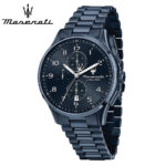 マセラティ ソルパッソ メンズ腕時計 クロノグラフ ブルー/ブルー