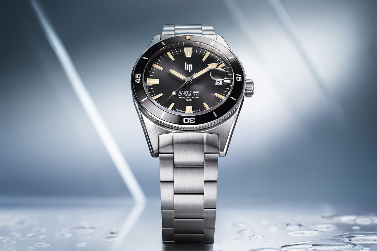 フランスの時計ブランド LIP の自社製ムーブメントを搭載したダイバーズウォッチ Nautic 666 ノーティック666