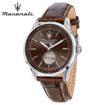 マセラティ ウォッチ メンズ腕時計 ソルパッソ ブラウン 自動巻き オープンハート