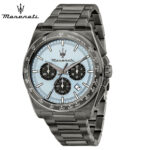 マセラティ ウォッチ ベロチタ メンズ腕時計 シエロブルー/ガンメタル R8873652004