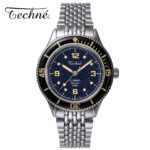Techne MARINE OFFSHORE Solar Divers Watch AVENTURINE te-001-6jb