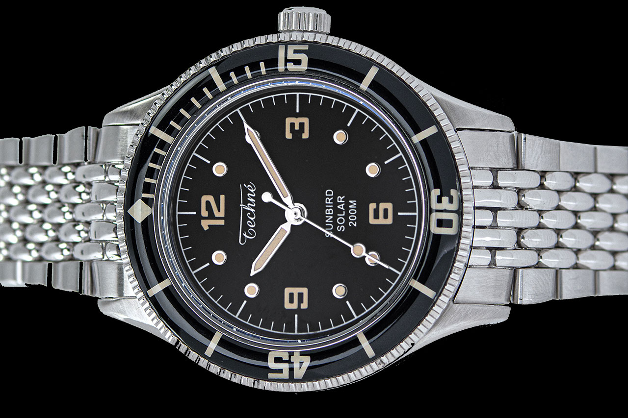 Techne Watch Marine Offshore Solar Divers